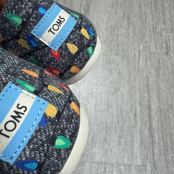 TOMS Venice Collection Classic Shoes NEW US 8 Glow In The Dark Christmas Lights - Picture 6 of 7